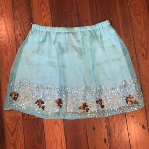 NWT Umgee Skirt - Medium - Mint with Sequin Detail